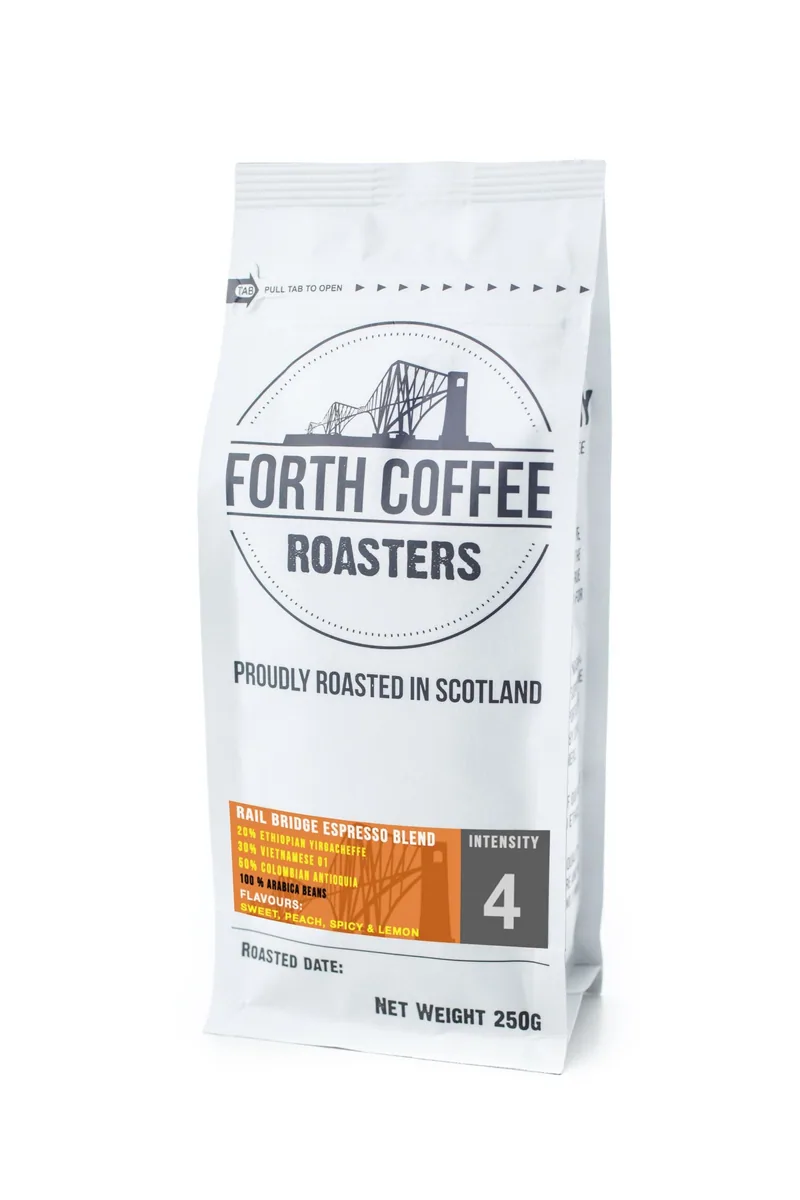 railbridge espresso blend coffee by forth coffee roasters
