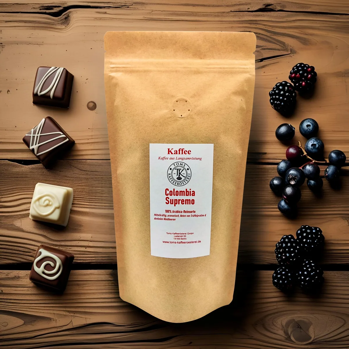 colombia supremo coffee by toms coffee roasters ridder schwarz gbr