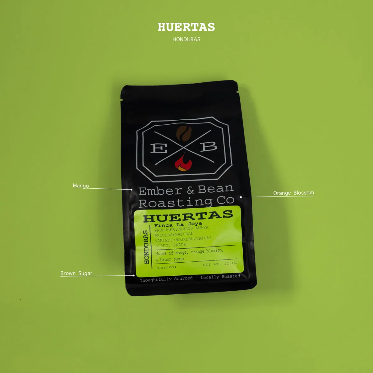 la huertas - finca la joya coffee by ember and bean roasting co