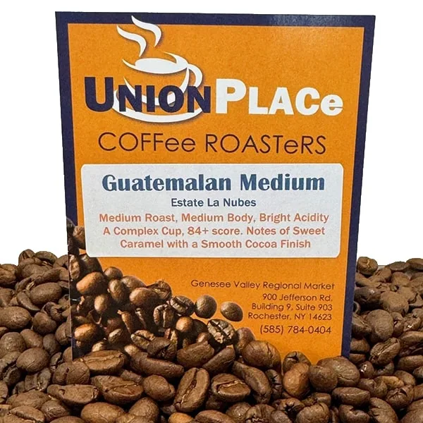 guatemalan medium roast coffee by union place coffee roasters