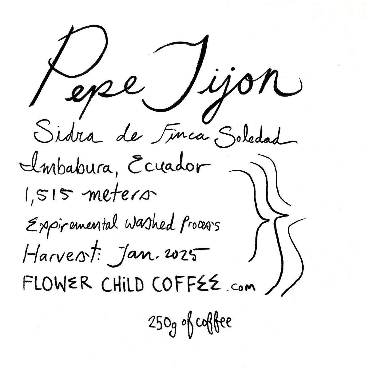 pepe jijon sidra - ecuador coffee by flower child