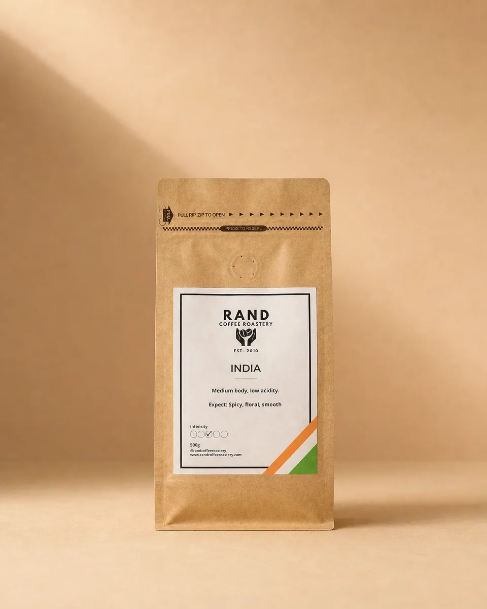 india coffee by rand coffee roastery