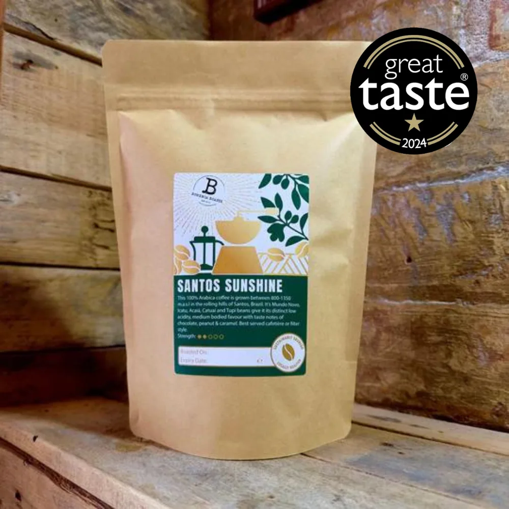 santos sunshine coffee by bohemia roasts