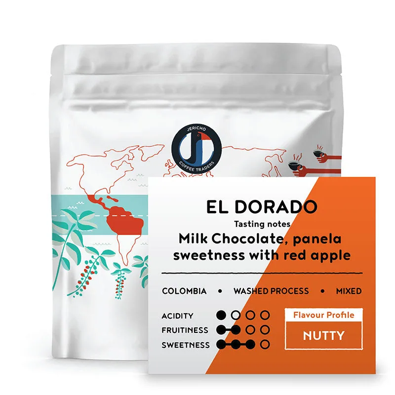 el dorado - colombia coffee by jericho coffee traders roastery