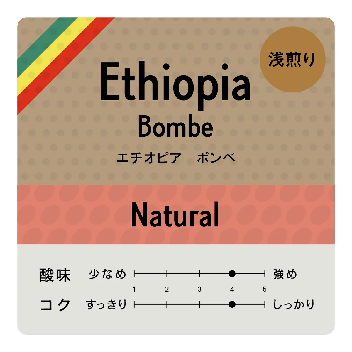 [豆] ethiopia bombe coffee by the modern coffee