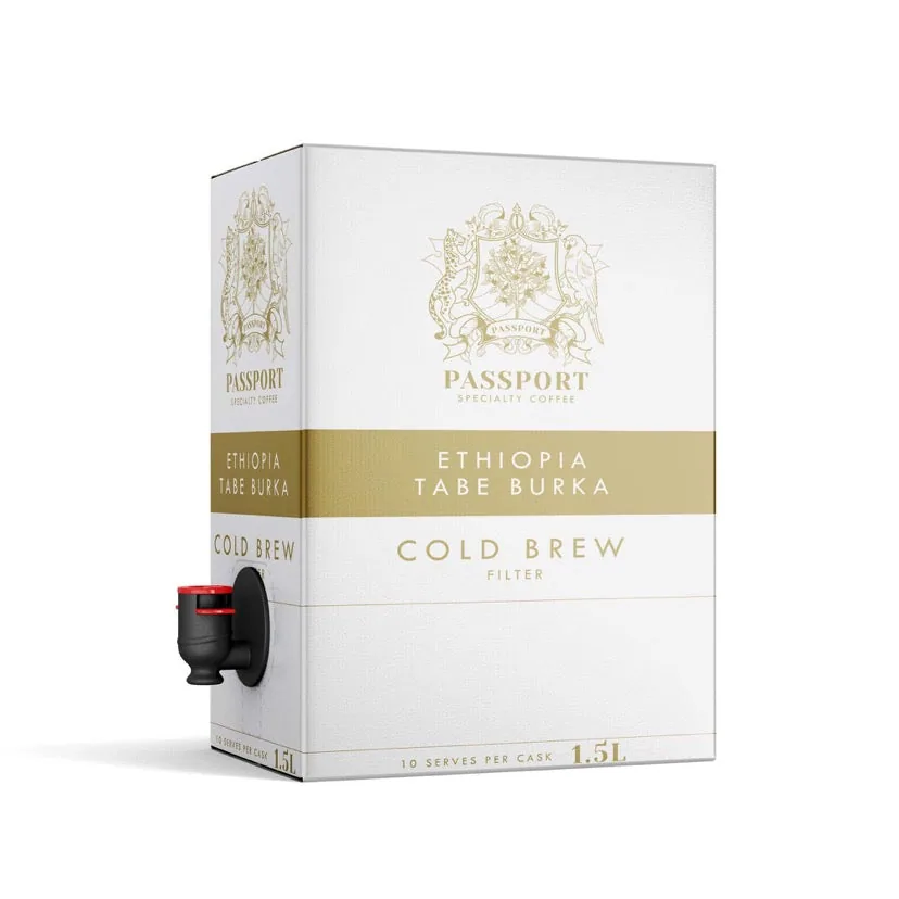 cold brew - single origin filter 2l (ready to drink) (pick up only) coffee by passport specialty coffee