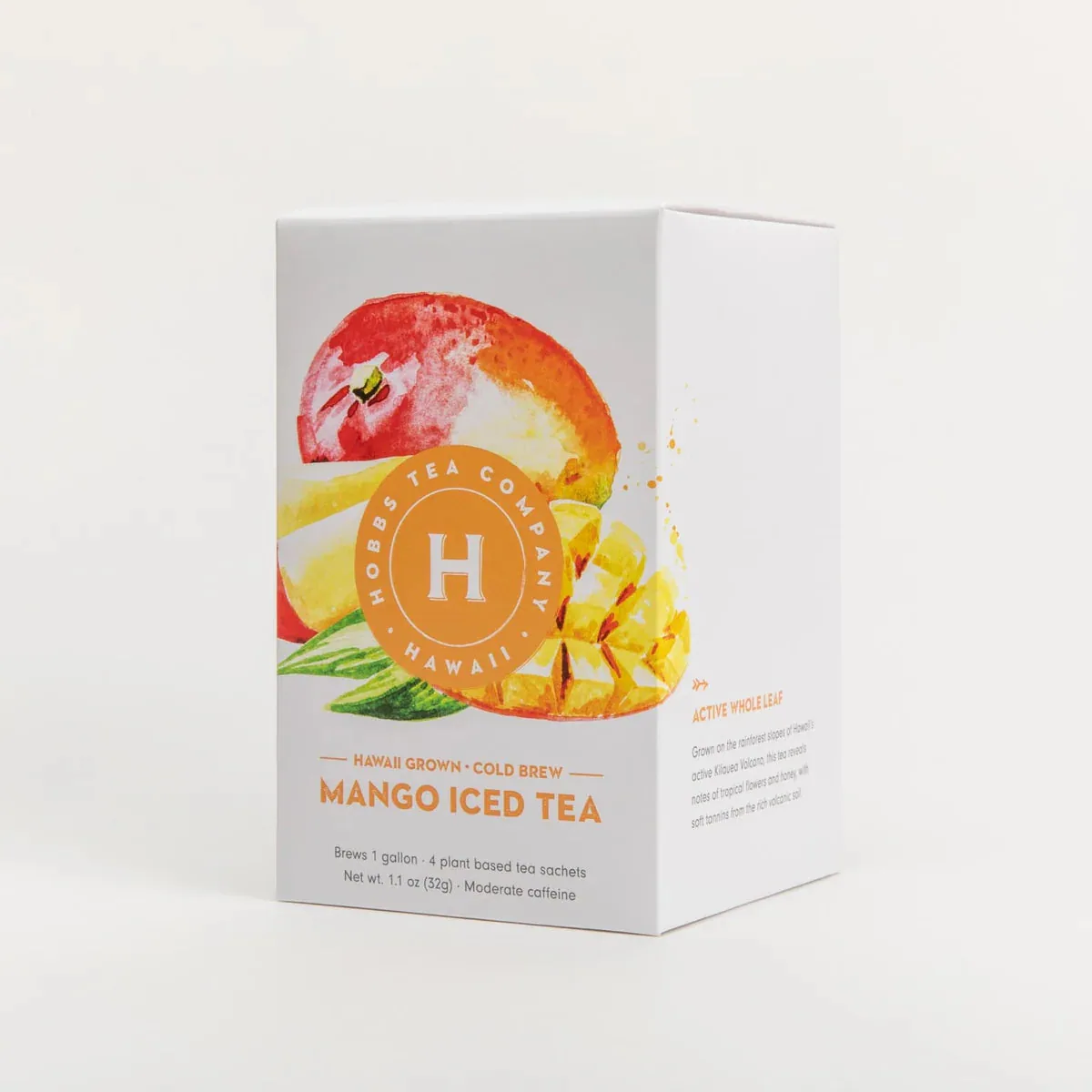 hobbs hawaii mango cold brew tea coffee by kona mountain coffee