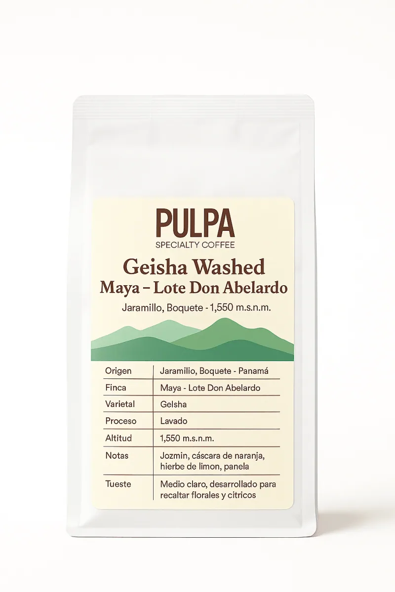 geisha lavado – finca maya, lote don abelardo coffee by pulpa