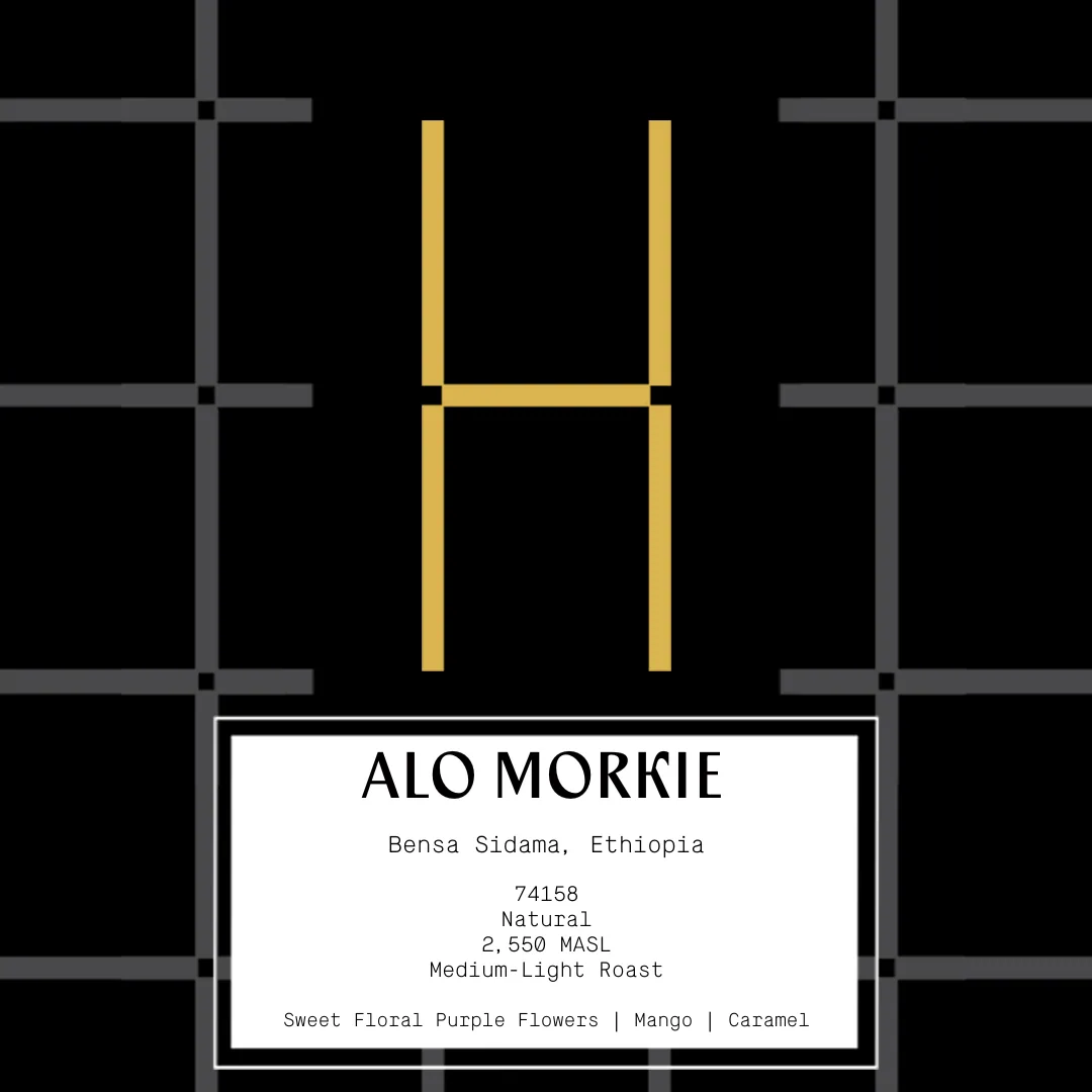 ethiopia alo morkie - ethiopia coffee by h proper coffee roasters - podium