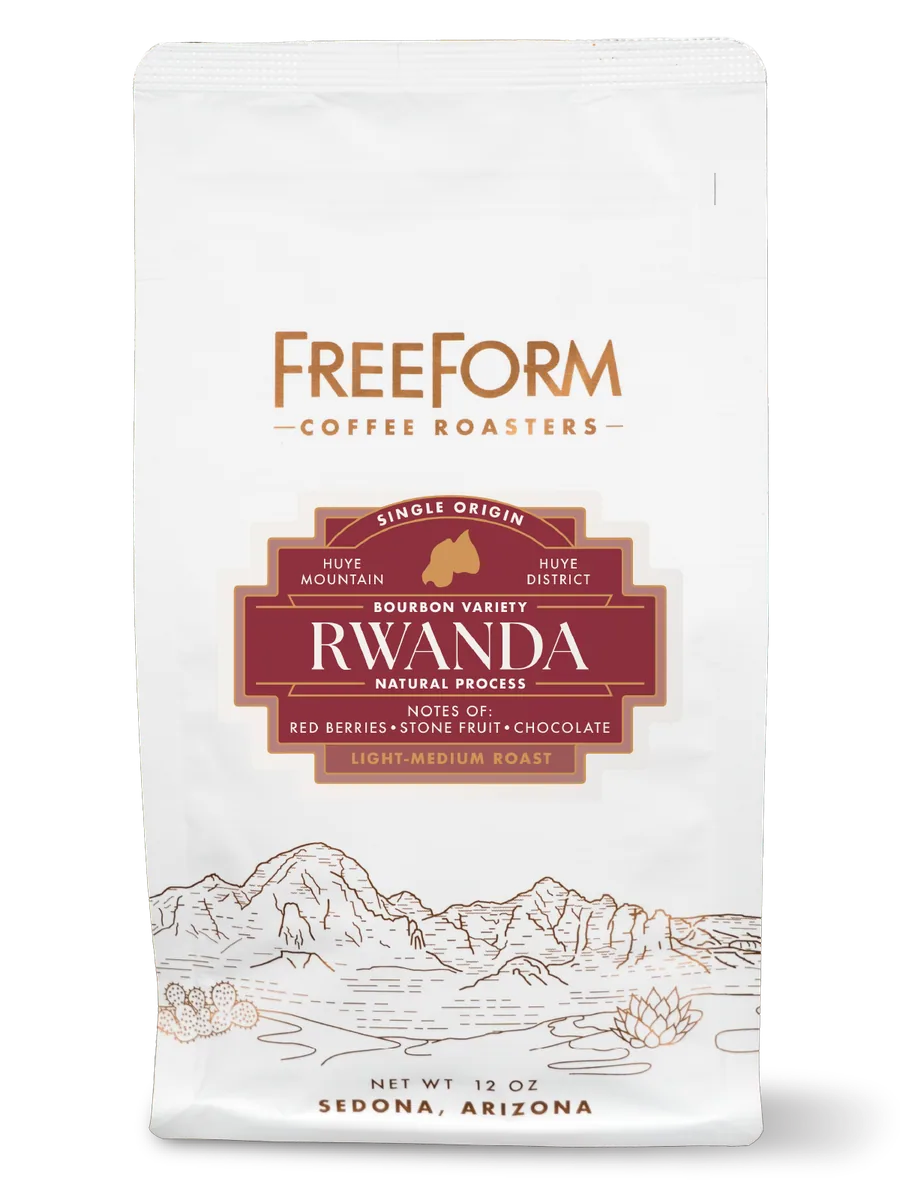 rwanda - huye mountain natural coffee by freeform coffee roasters