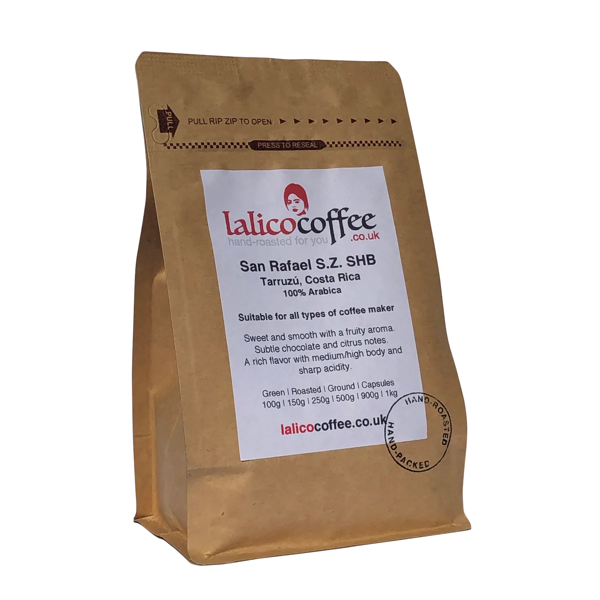 costa rica shb tarrazu san rafael coffee by lalico coffee