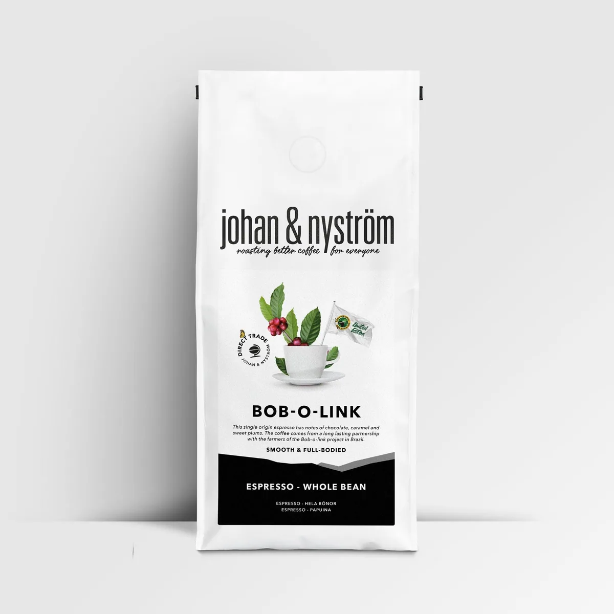 bob-o-link coffee by johan & nyström kafferostare & tehandlare ab