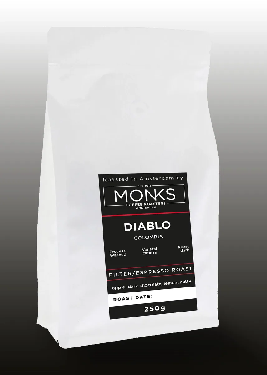 diablo - colombia - colombia coffee by monks coffee roasters