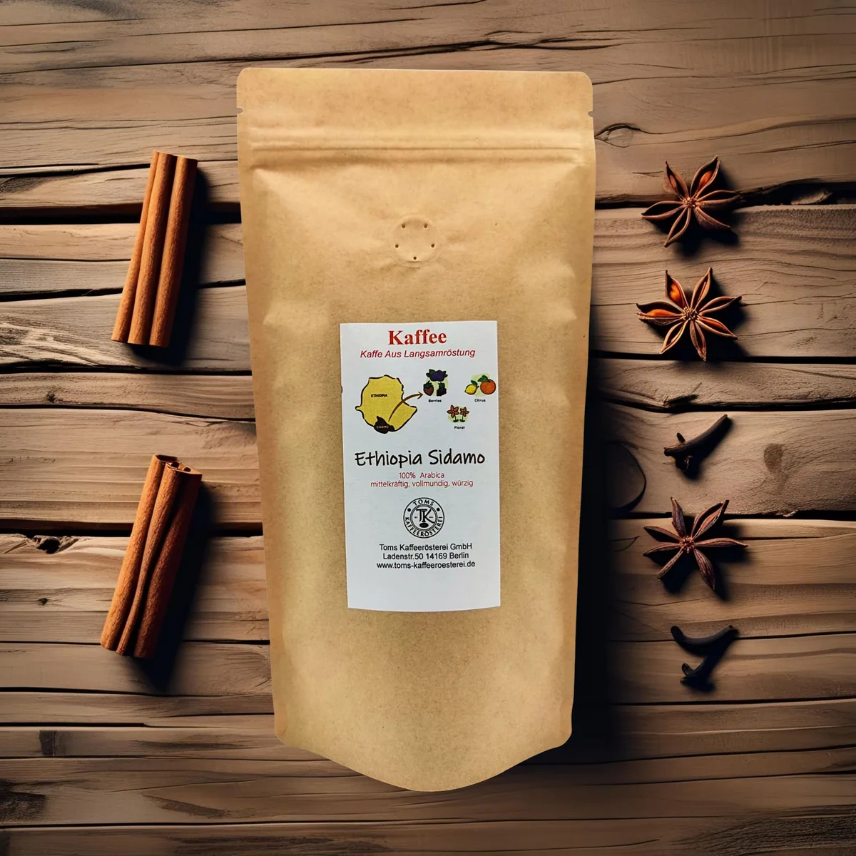 ethiopia sidamo coffee by toms coffee roasters ridder schwarz gbr