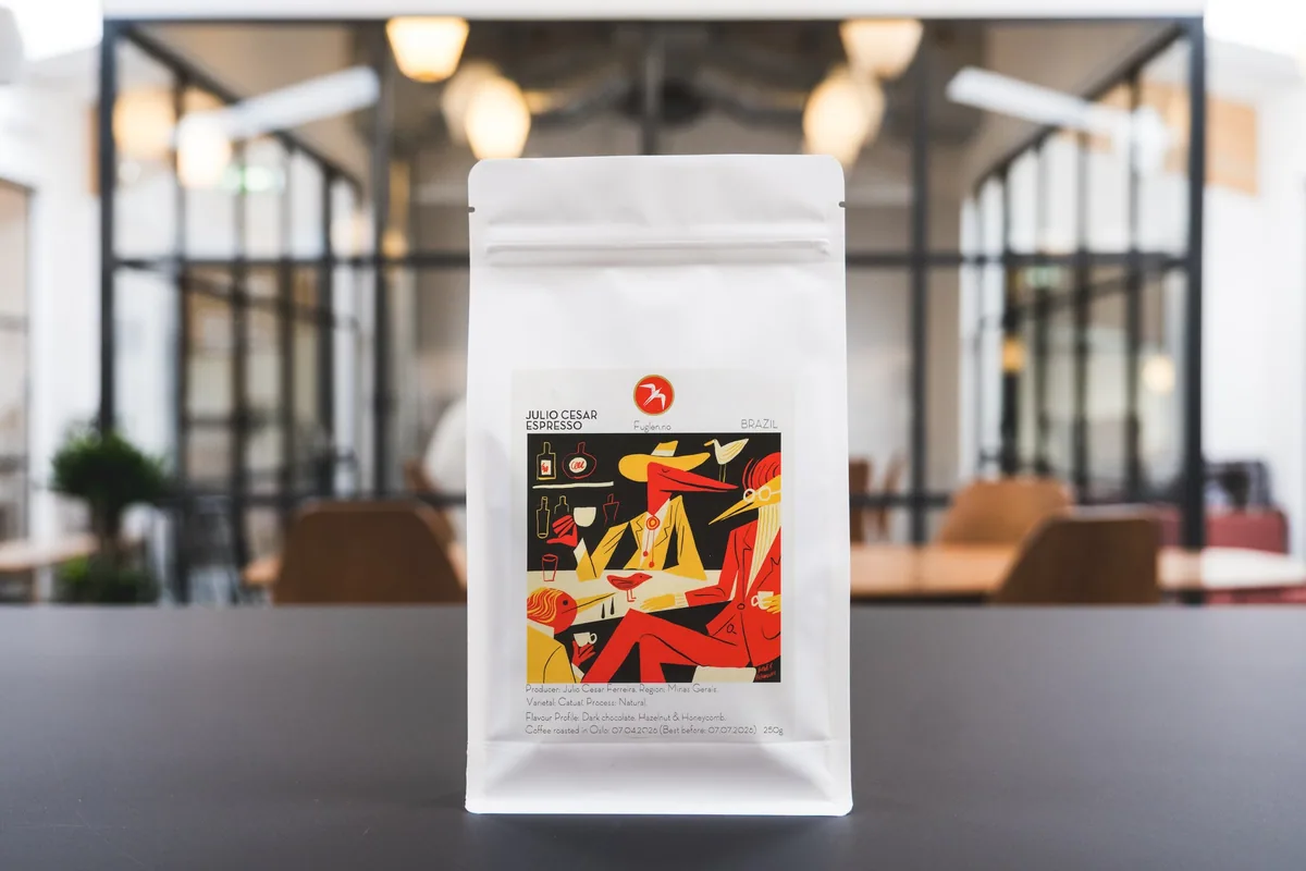 julio cesar espresso / natural / brazil coffee by fuglen coffee roasters