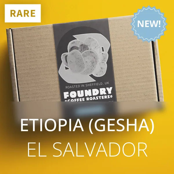 etiopia gesha - el salvador coffee by foundry coffee roasters