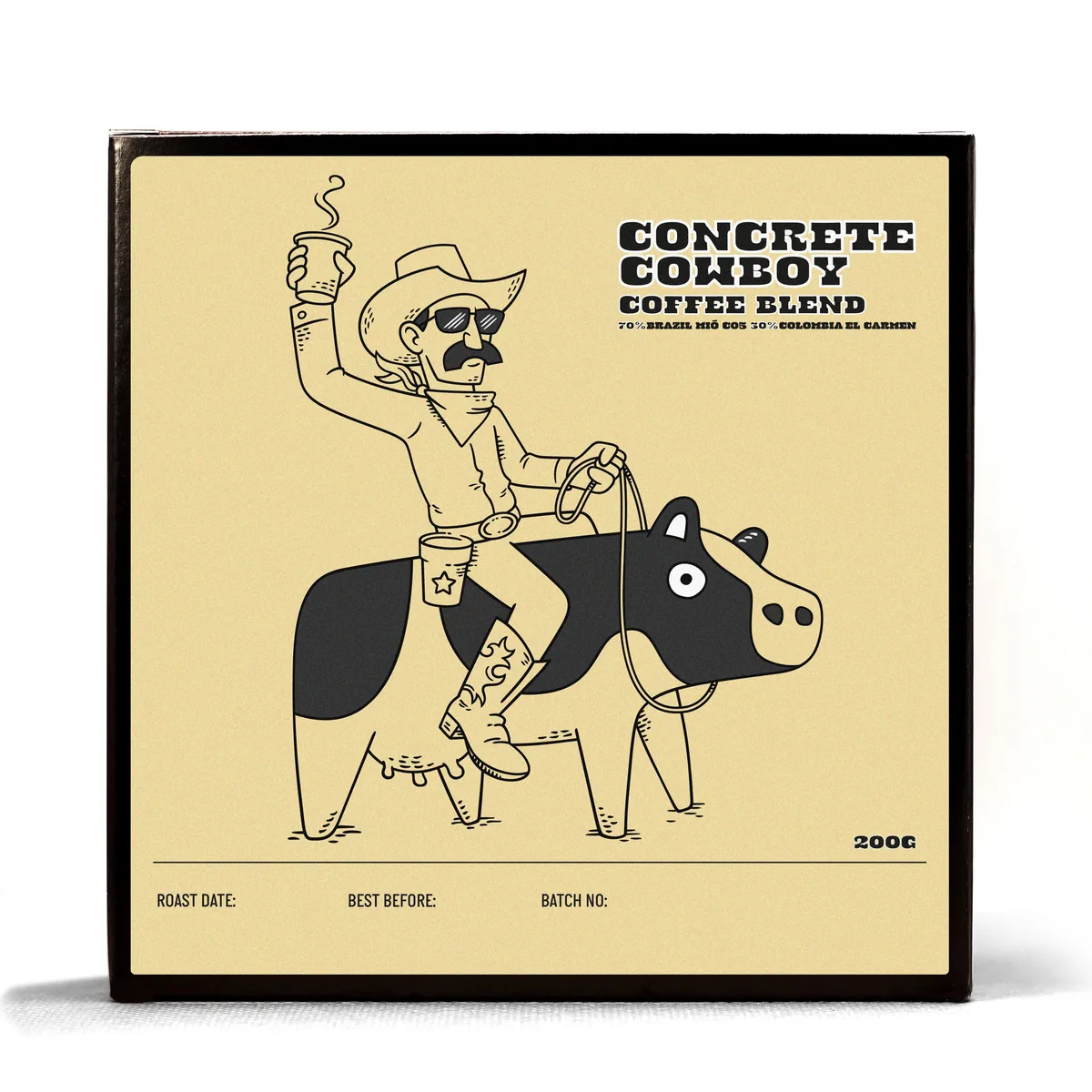 concrete cowboy coffee by milk & beans coffee roasters