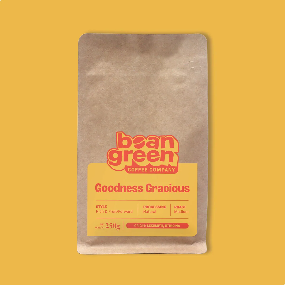goodness gracious coffee by the bean green coffee roastery.
