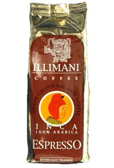 inca espressomaling 250g coffee by illimani koffiebranderij