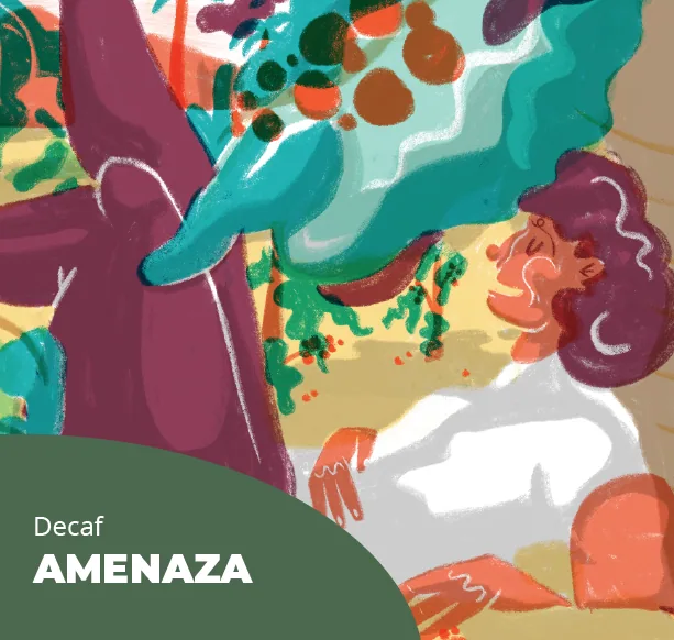 koffie colombia, amenaza (decaf) <h5>smaakprofiel: chocolade </h5> <p> smaakt naar rozijn en karamel</p> coffee by dagger coffee // zijdebalen
