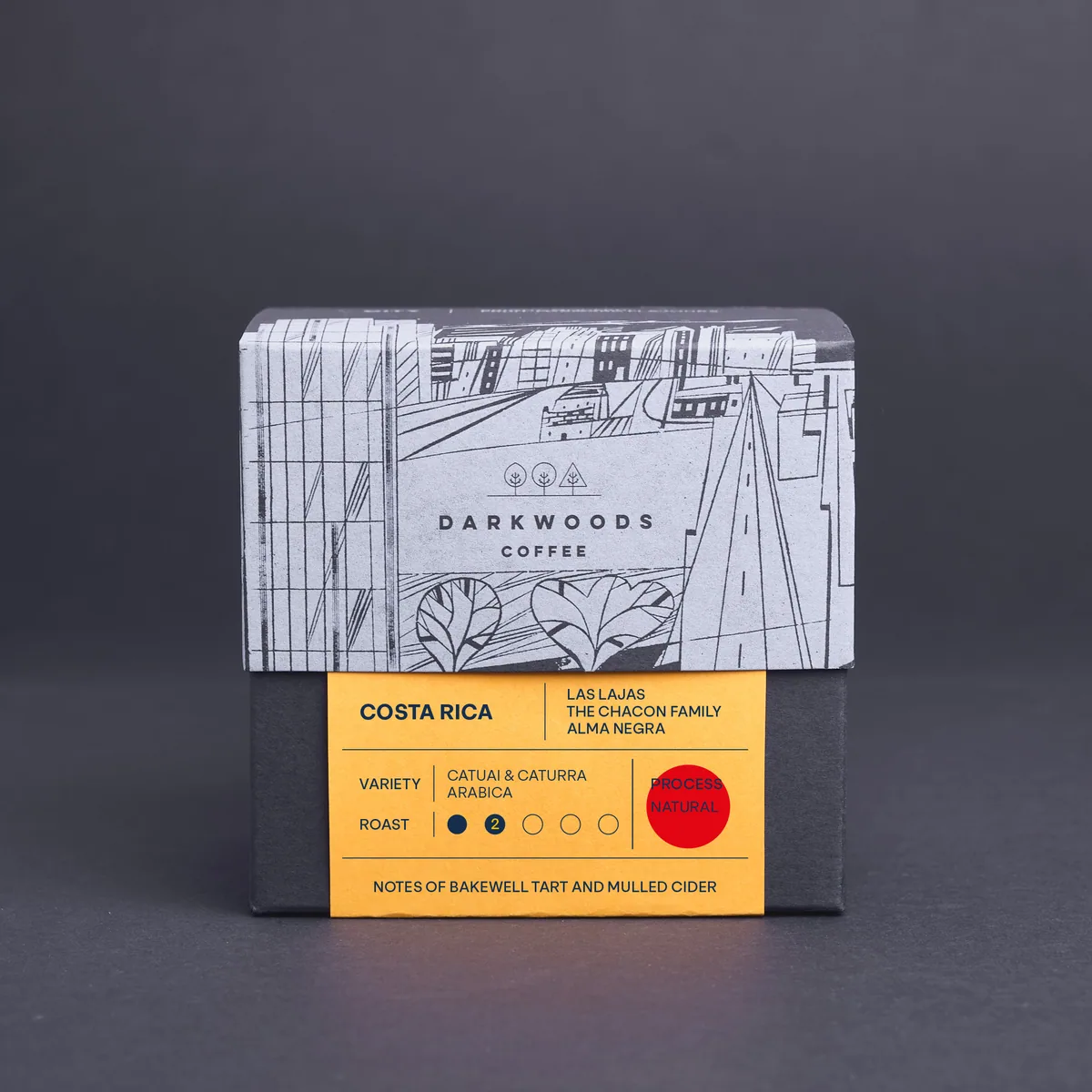costa rica las lajas alma negra (natural) coffee by dark woods coffee ltd