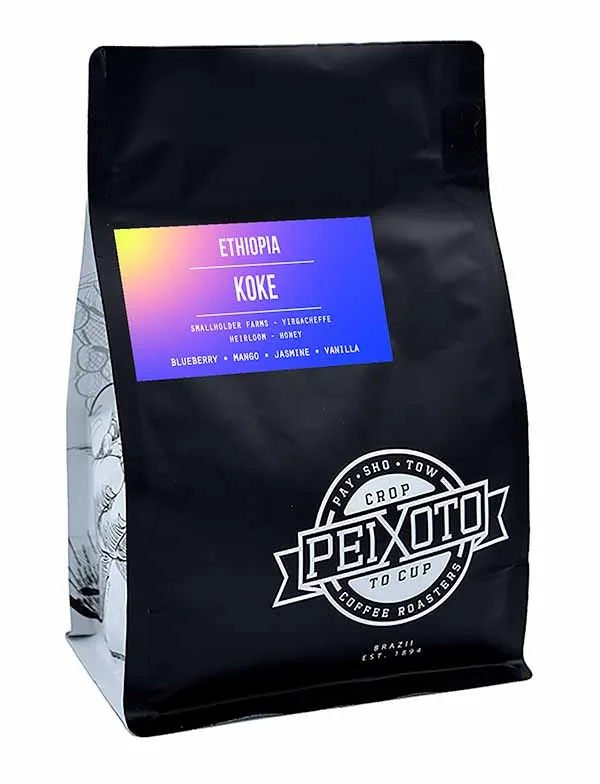 koke coffee by peixoto coffee roasters.