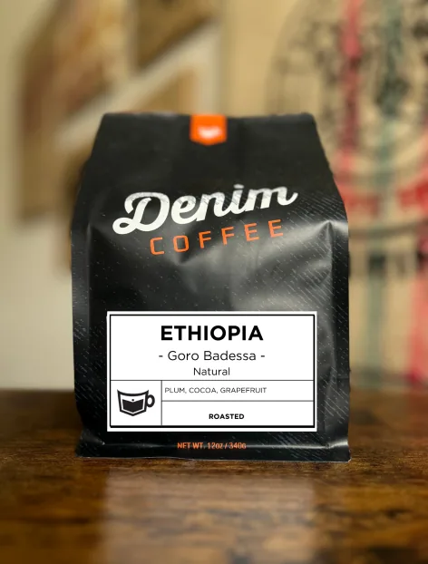 ethiopia goro badessa coffee by denim coffee