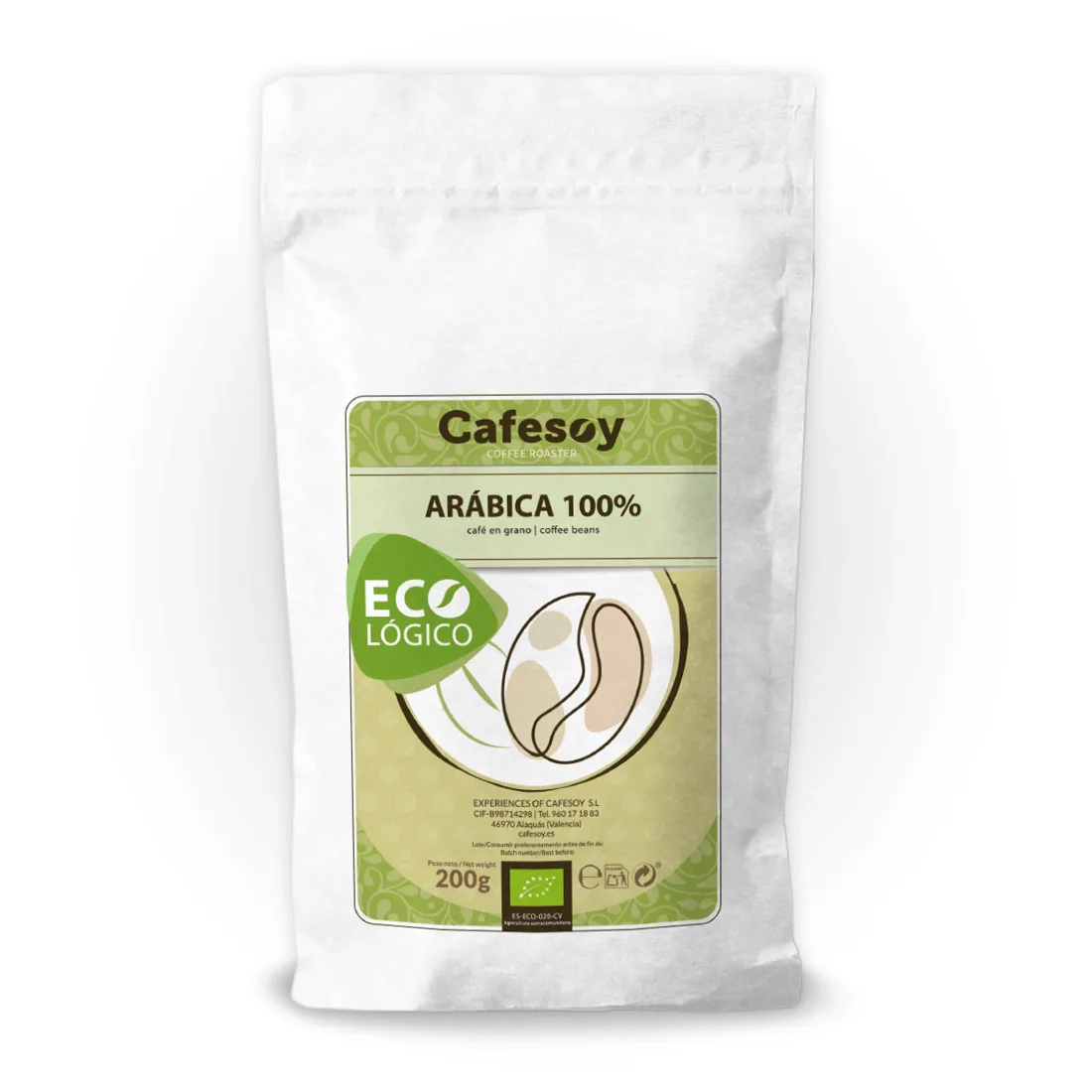 cafe ecologico 200 gr coffee by cafés cafesoy | café especialidad | tienda café online