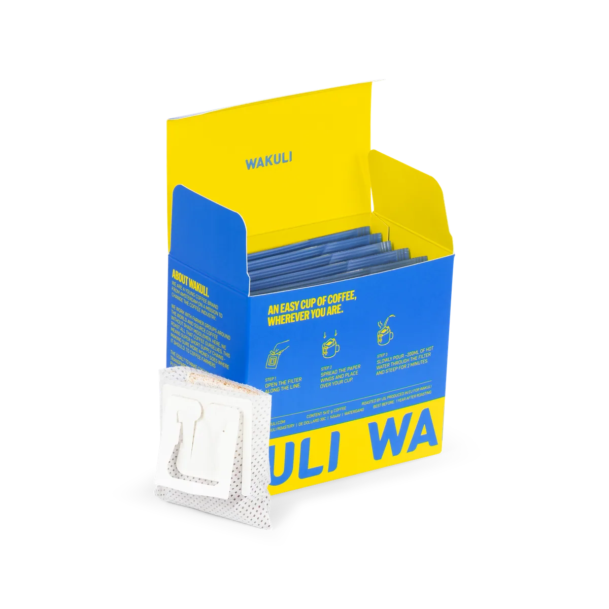 microlot drip bag [5-pack] coffee by wakuli coffee | piet heinstraat