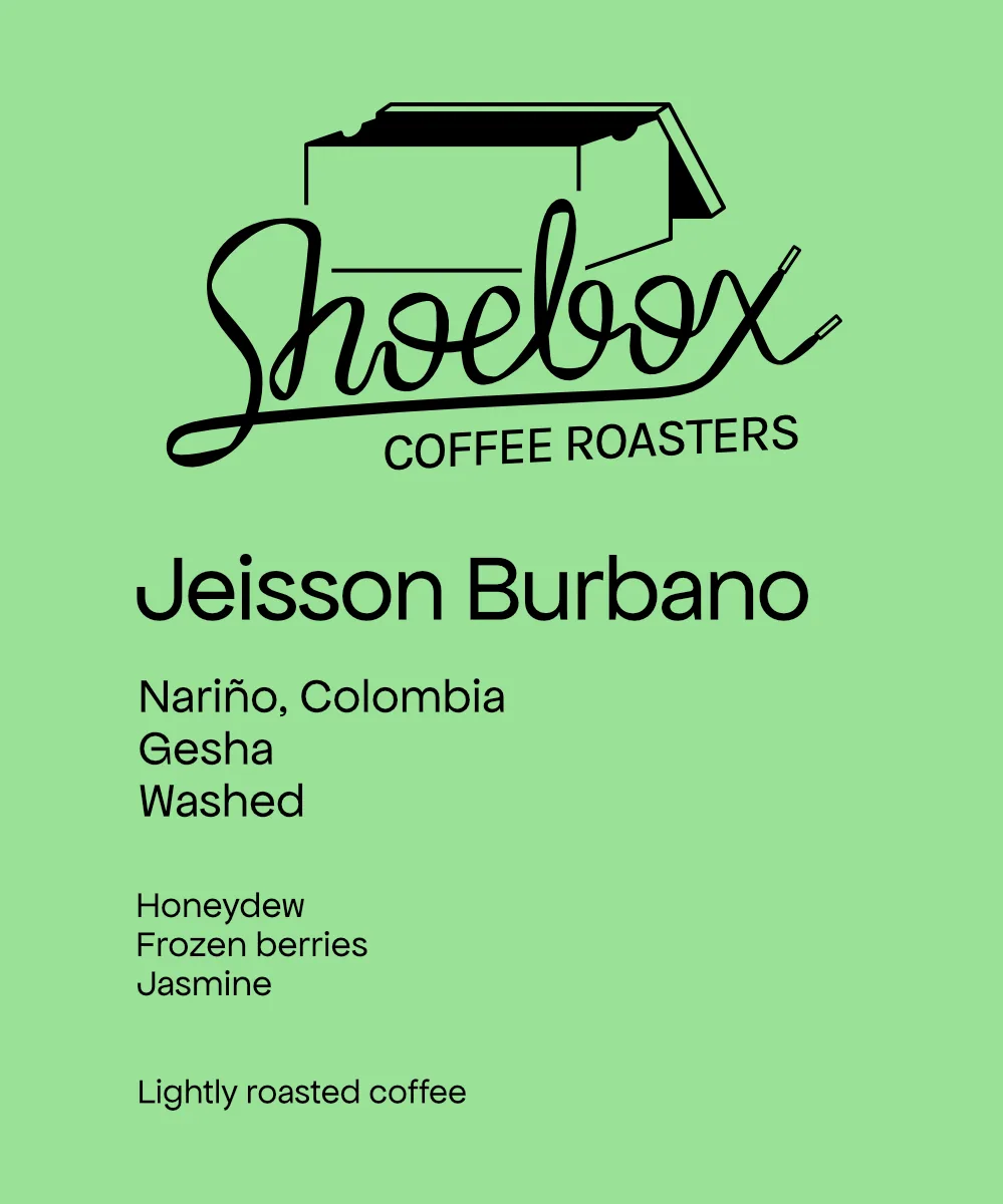 colombia jeisson burbano gesha washed - colombia coffee by shoebox coffee