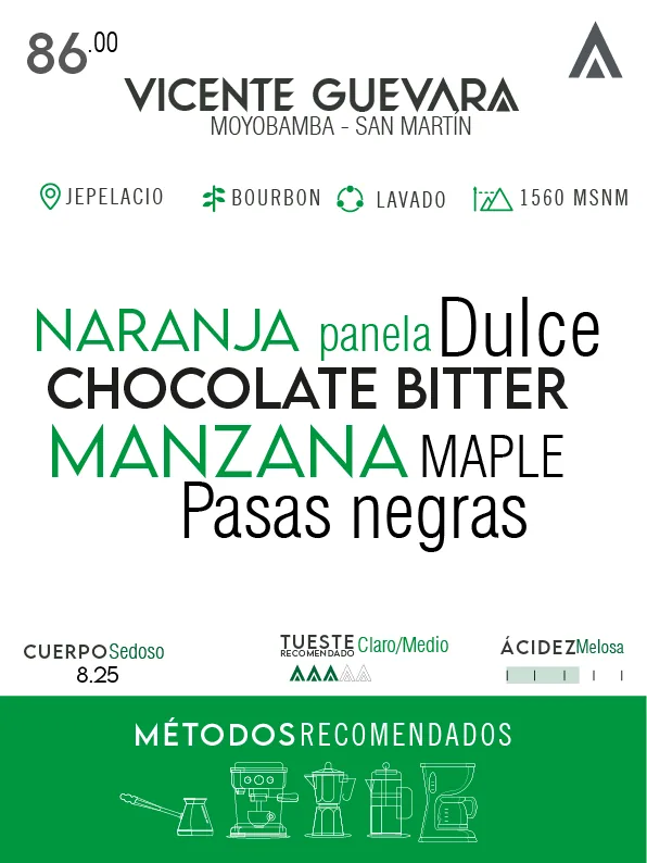 café de especialidad - vicente guevara coffee by fortunato coffee & roaster