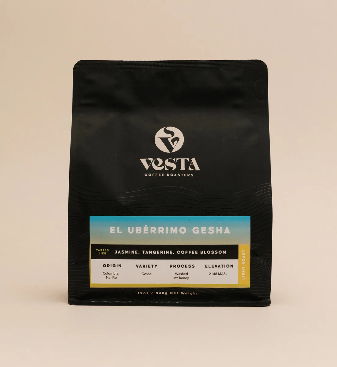el ubérrimo gesha - colombia coffee by vesta coffee roasters