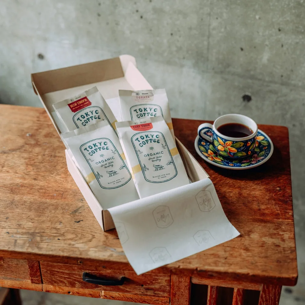 オススメ お試し ギフトセット 100x4 - ethiopia coffee by tokyo coffee roastery cafe | 東京コーヒー ロースタリー カフェ