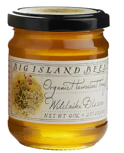 big island bees wilelaiki honey jar coffee by kona mountain coffee