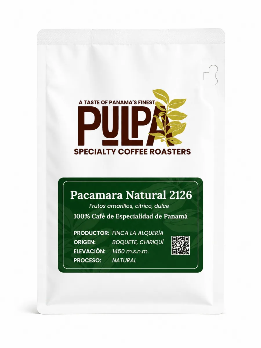 pacamara natural 2126 – finca la alquería - panama coffee by pulpa