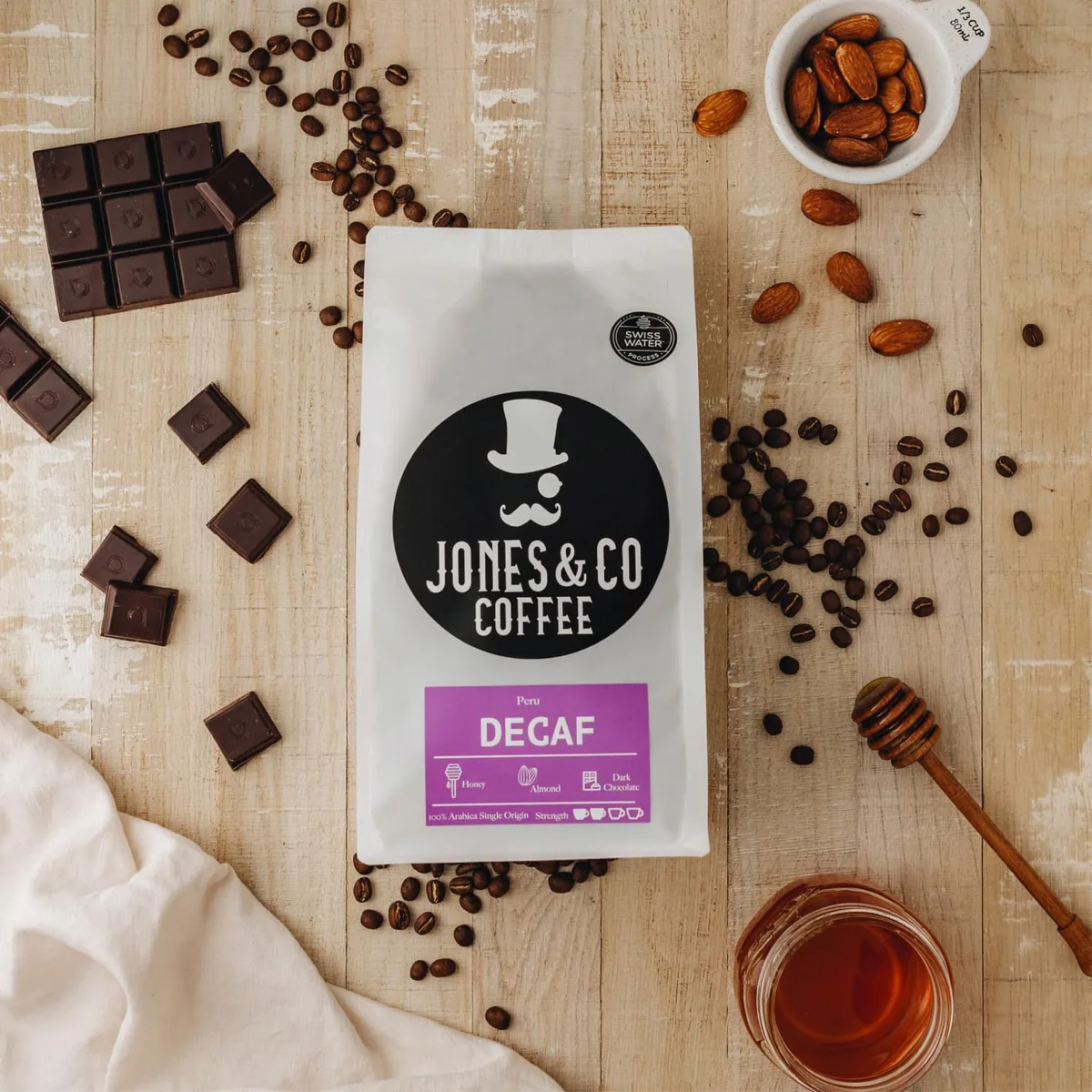 peru decaf coffee by jones & co coffee roasters