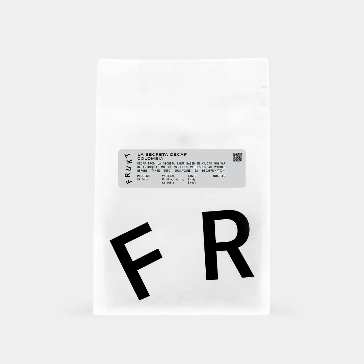 la secreta decaf coffee by frukt coffee roasters