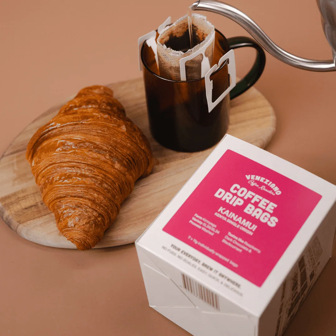 kenya single origin drip trio pack (21 serves) - save $10 coffee by veneziano coffee roasters surry hills