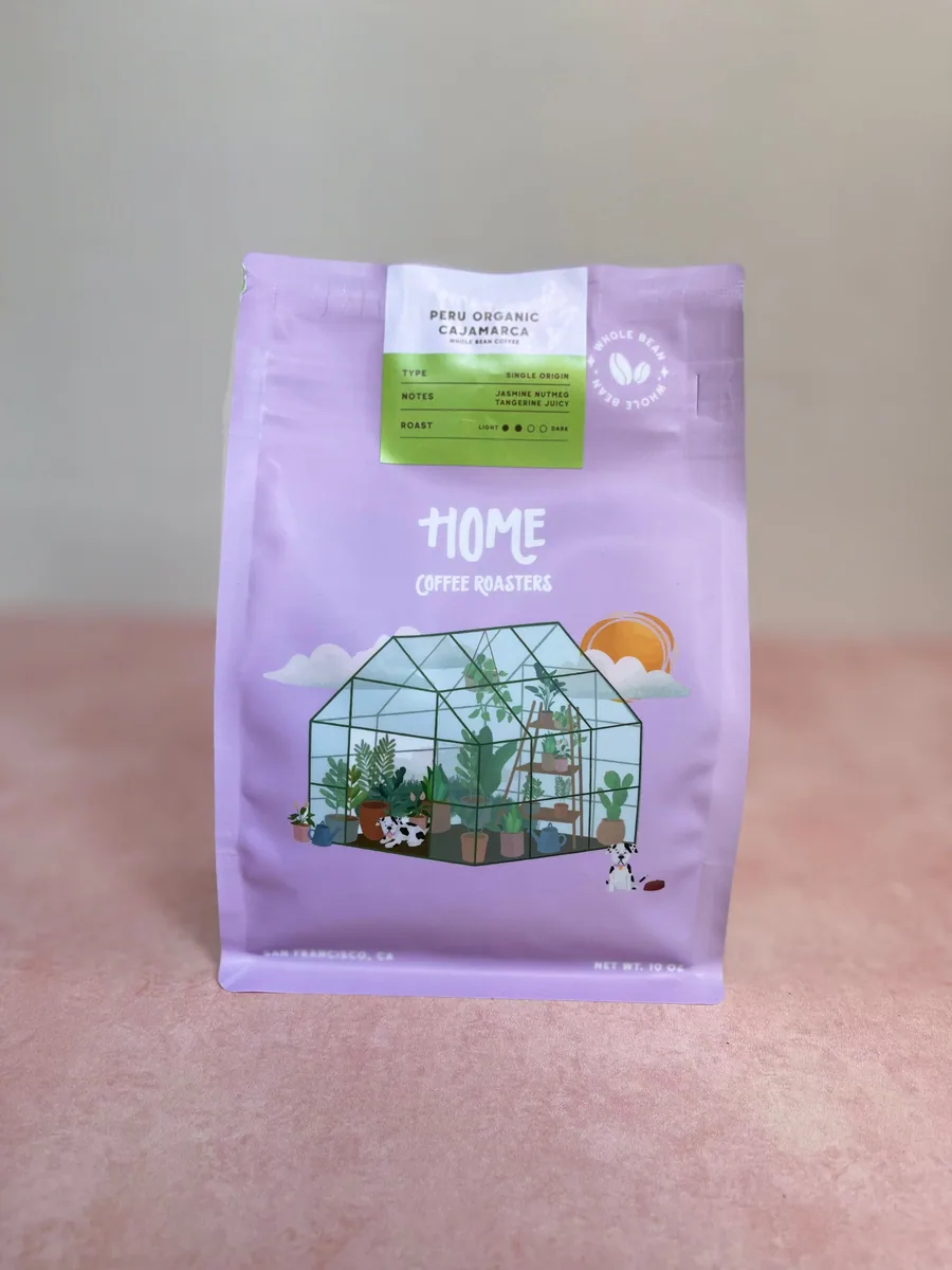 peru organic cajamarca coffee by home coffee roasters