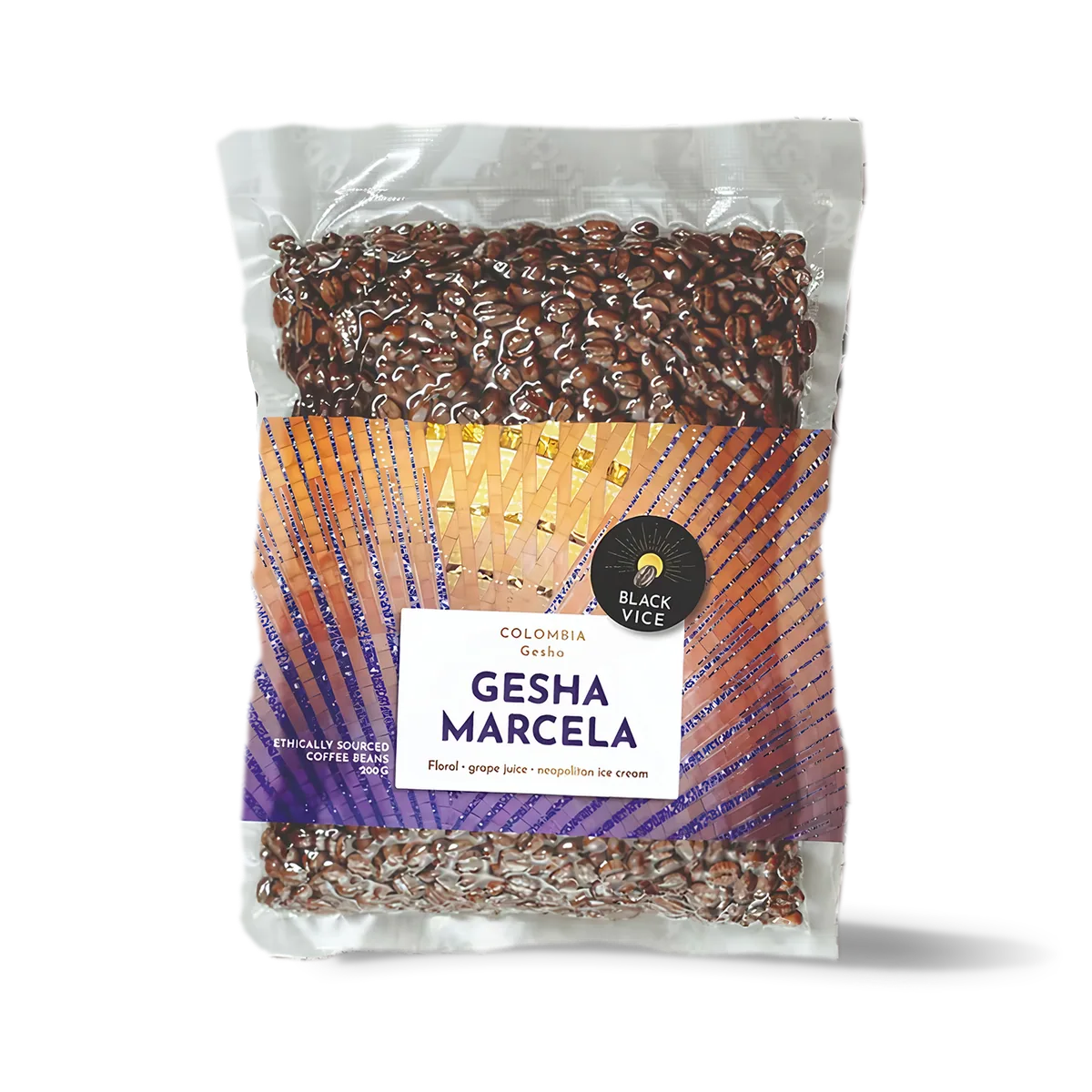 gesha marcela colombia natural coffee by black vice coffee roasters