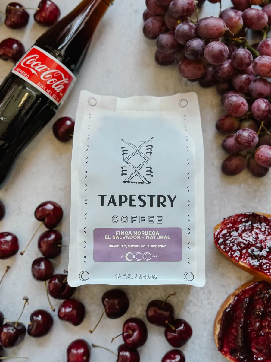 natural el salvador microlot coffee by tapestry coffee
