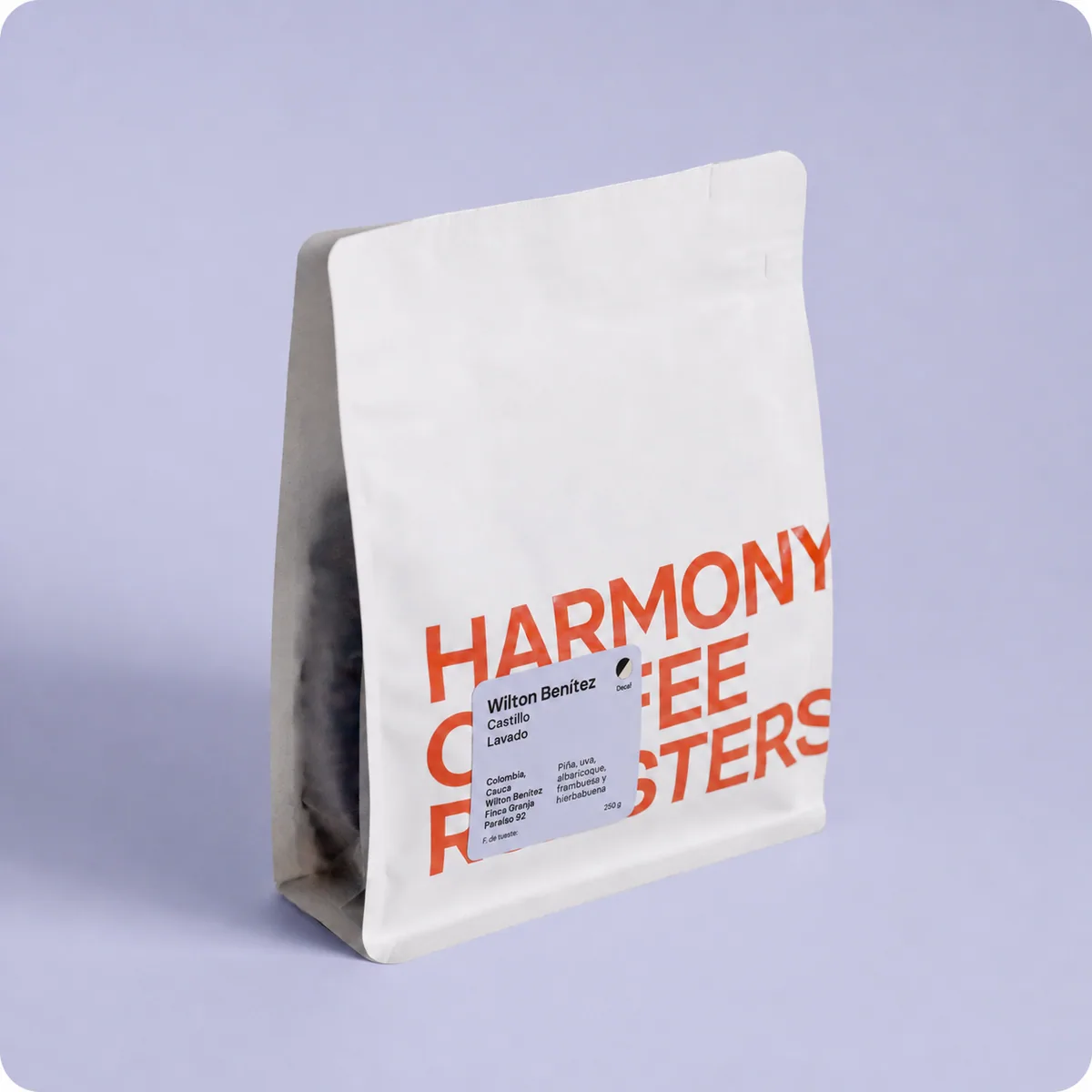 wilton benítez decaf, colombia - colombia coffee by harmony roasters