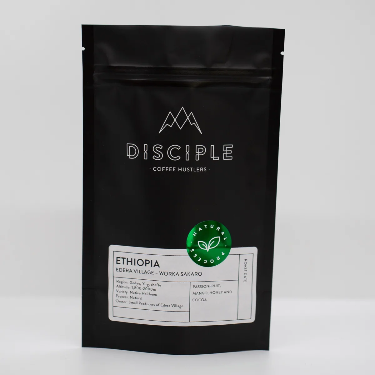 ethiopia - edera village worka sakaro / natural coffee by disciple roasters