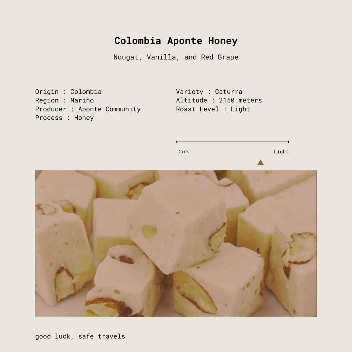 colombia aponte honey coffee by peaks coffee company