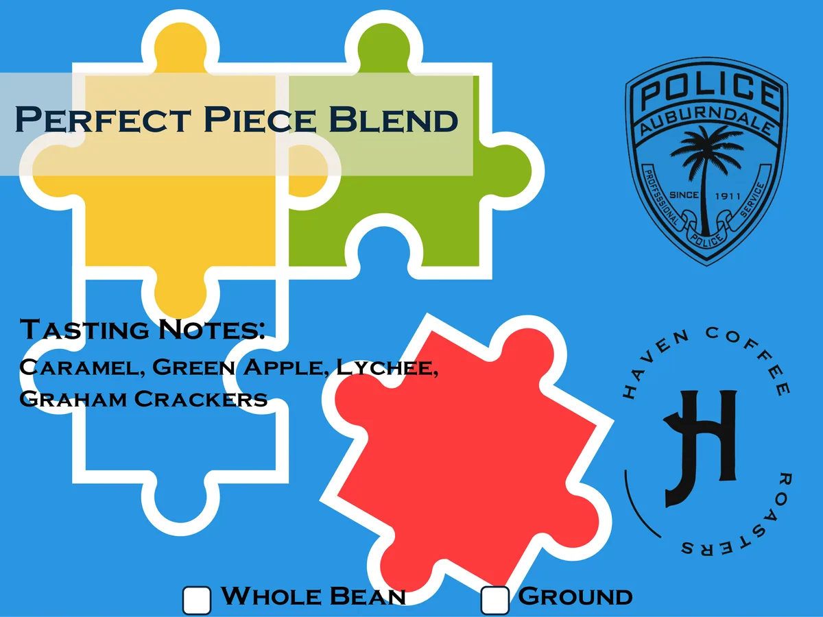 perfect piece blend coffee by haven coffee roasters