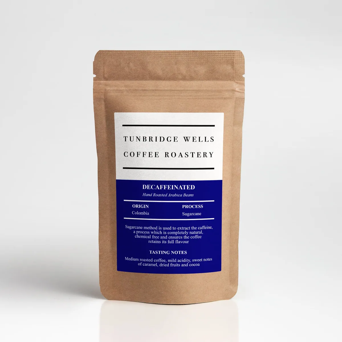 colombian decaffeinated coffee by tunbridge wells coffee roastery