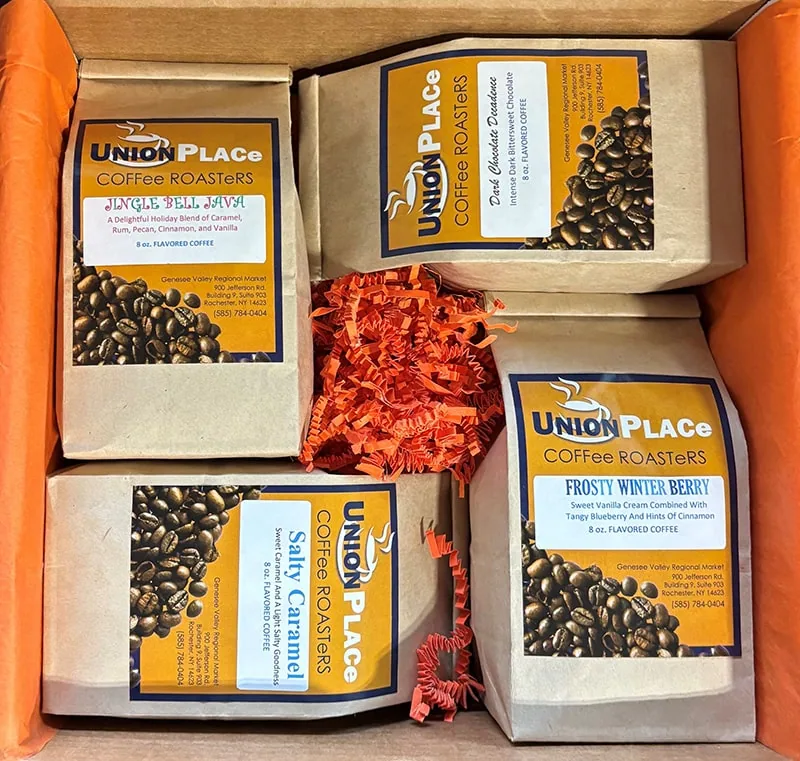 holiday flavors of the season coffee gift box coffee by union place coffee roasters