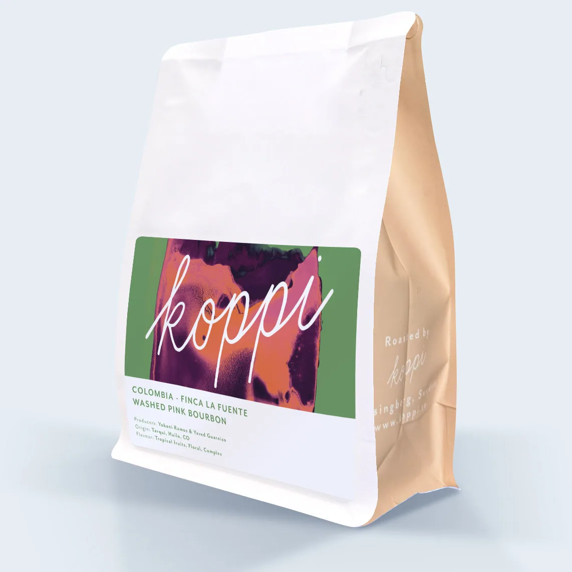 colombia - finca la fuente "pink bourbon" wholesale coffee by koppi