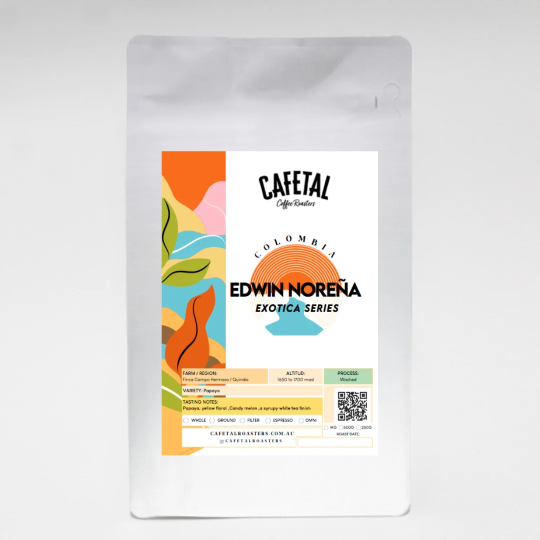 exotica series - edwin norena, papayo coffee by cafetal coffee roasters