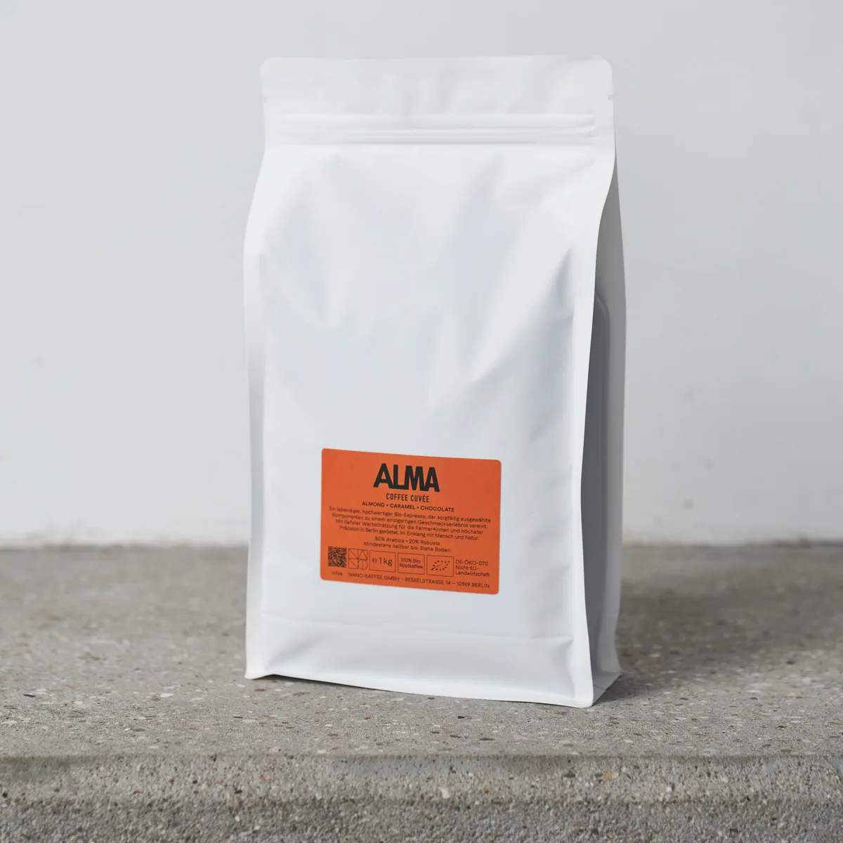 alma | espresso [organic] - brazil + peru + india coffee by nano kaffee rösterei
